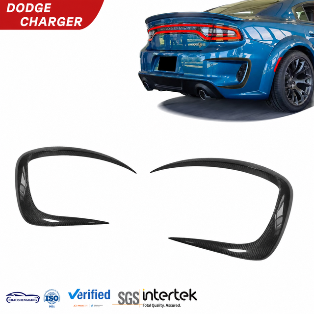 ABS Rear Bumper Side Air Outlet Cover for Dodge Charger Widebody 2020 2023 Exterior Trim