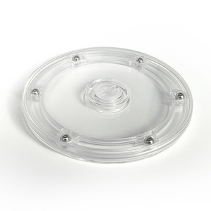 XY-L1S5 High Quality 5inch Plastic <strong>Rotating</strong> Turntable Acrylic Lazy Susan <strong>Rotating</strong> Disk For Kitchen Countertop Decoration Base - Product Image 1