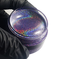 Pâte époxy laser haute concentration 50g, colorant holographique brillant, pour tables en résine et fournitures d'artisanat