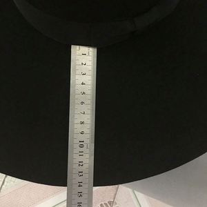 Custom Fedora Hats Women Wool Vintage Wide Brim Fedora Hat - Product Image 5