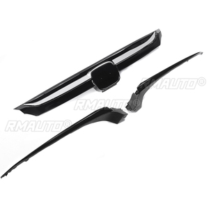 Nueva Rejilla Delantera Negra/Carbono para Coche, Cubierta Central de Rejilla, Panel de Reemplazo de Base para Honda Accord 4 Puertas 2018-2021 - Product Image 3
