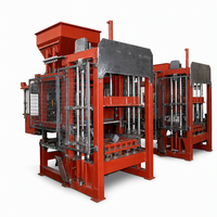 Machine automatique de fabrication de blocs de pavés QT4-15 à grande capacité de production, machine de fabrication de briques en béton, machine hydraulique à pression pour blocs creux