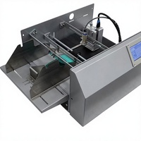 Impresora de inyección de tinta Tij con alimentador de etiquetas de papel pequeño, bolsas de plástico y máquina de paginación para MRP, fecha y código de lote
