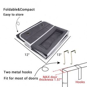 Collapsible Closet Hanging <b>Shelves</b> Storage Nursery Organizer the Door 4 Pockets Hanging Storage Organize for Hanging Storage Bag - Product Image 5