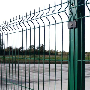 PVC Coated 3D Welded <b>Wire</b> Fence V Bend <b>Mesh</b> Security Fencing for <b>Garden</b> fence - Product Image 4