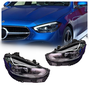 ไฟหน้า LED คุณภาพสูงสำหรับรถยนต์ C-Class W206 C260 C63 ระบบไฟส่องสว่างยานยนต์ ไฟ LED ทดแทน ให้ความสว่างและเพิ่มประสิทธิภาพ - Product Image 6