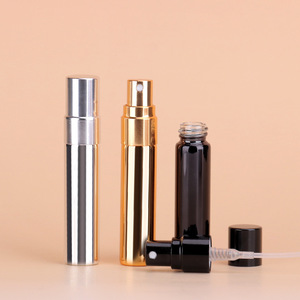Luxury 5ml Empty <b>Perfume</b> <b>Bottle</b> <b>Perfume</b> <b>Sample</b> <b>Bottles</b> Gold Electroplated Sprayer Premium Glass Atomizer in Elegant Travel Box - Product Image 4