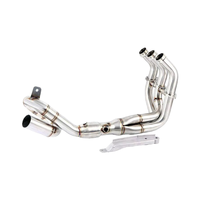 Système d'échappement complet de course modifié de qualité européenne pour moto V8, compatible JOG V8, DIO, BWS, ZX, DIO90, RR, DIO 26AA, ZX 26AA