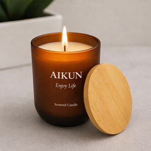 Vela Aromática de Cera de Soya de Lujo Personalizada al por Mayor de Fábrica AIKUN para Decoración del Hogar, Relajación, Spa, Aromaterapia, Regalo - Product Image 3