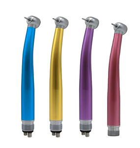 Kleurrijke hogesnelheids tandheelkundige handstukken met enkele spray, 2-gats ontwerp voor tandheelkundige restauratie, kroon- en brugprocedures - Product Image 1