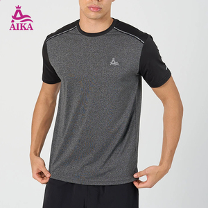 T-Shirt Sportiva da Uomo Personalizzata con Blocchi di Colore, ad Asciugatura Rapida e Traspirante per Corsa e Palestra - Product Image 1