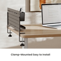 PB-007-02 pince sur bureau Pegboard organisateur avec Kits de stockage bureau Peg Board Organisation gérer