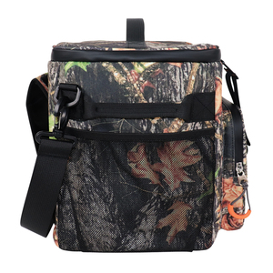 Sac isotherme pour pique-nique en tissu Oxford 18L, certifié BSCI, pour six personnes, avec bandoulière réglable et poche latérale en mesh - Product Image 6