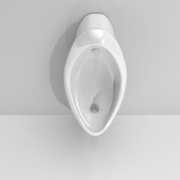 Urinoir mural automatique à capteur, en céramique, pour hommes, style minimaliste moderne, fabriqué en Chine continentale