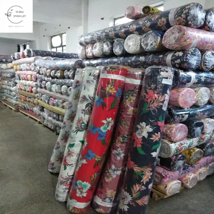 Горячая Распродажа, полиэфирная растягивающаяся ткань с принтом, ткань в наличии в Китае