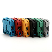 Bornes à vis MRK-50, blocs de bornes, montage sur rail DIN, connecteur de fil, 750V 24A 12-24 AWG
