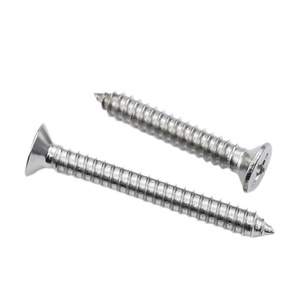 Tornillo Autorroscante de Acero Inoxidable 201 Chengmao, Cabeza Plana, Accionamiento Cruzado, M3 M4 GB846 - Product Image 4