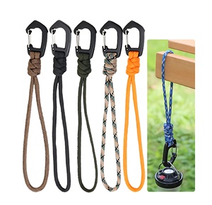 7-Core Keychain Đèn pin công cụ nhỏ bện dây ô dây buộc với vòng chìa khóa đa chức năng phụ kiện ngoài trời làm bằng nhựa - Product Image 1