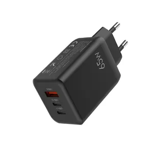 EUピン65WGaN急速充電器 (iPhone用) USB充電器急速充電携帯電話急速充電器USピンタイプC