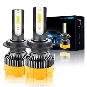 2023 A8 80W 8000lm Mobil Auto 9005 9006 H3 9012 H13 A8 LED Otomatis Lampu Pabrik 6000K Mobil Bohlam H7 LED Sistem Lampu Depan