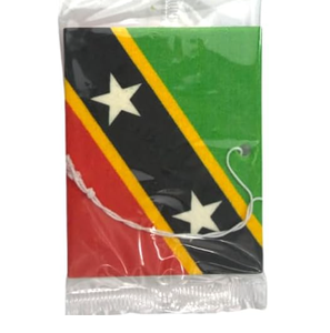 Ambientador de coche con bandera de Saint <span class=keywords><strong>Kitt</strong></span> y Nevis para decoración de coche para ambientador de aire doméstico con ambientador de papel con logotipo personalizado - Product Image 1