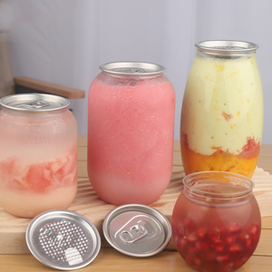 热销工厂饮料价格塑料瓶 Bouteille En Plastique 空果汁塑料瓶带盖 - Product Image 3