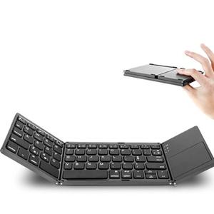 Mini <span class=keywords><strong>Teclado</strong></span> Inalámbrico Plegable Ultrafino con <span class=keywords><strong>Bluetooth</strong></span>, Nuevo Lanzamiento, Panel Táctil <span class=keywords><strong>para</strong></span> iPad, Teléfonos Móviles Android y iPhone - Product Image 1