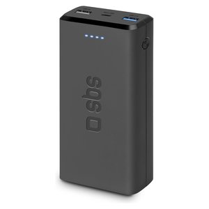 Batería externa de carga rápida negra (Batería 20000mAh) TTBB20000FASTK - Product Image 1