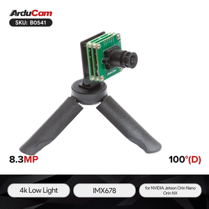 Caméra MIPI Arducam Darksee Xisp Imx678 8,3 Mpx pour Nvidia <span class=keywords><strong>Jetson</strong></span> Orin NX Orin Nano Renesas RZ/V2H avec ISP pré-optimisé - Product Image 2