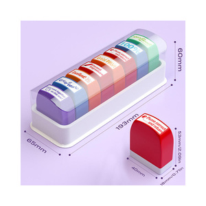 Ensemble de tampons de commentaires éducatifs pour les enseignants et les élèves, utilisés pour la révision des devoirs et les activités en classe - Product Image 5