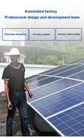 Komplettes netz unabhängiges Solarstrom system für zu Hause 5kW 10kW 8kW Set mit MPPT-Controller und mono kristallinen Silizium-Solarmodulen