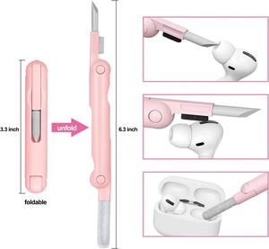 ชุดแปรงทำความสะอาดคีย์บอร์ดทำความสะอาดหน้าจอโทรศัพท์สำหรับหูฟัง airpod <span class=keywords><strong>iPod</strong></span> cleaningtool - Product Image 4