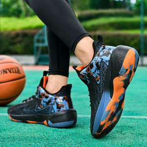 Brand Logo Label Customize Professional Men <strong>Outdoor</strong> Sports Sneakers Plus Size US 13 14 EU 47 48 Blank Mesh <strong>Basketball</strong> <strong>Shoes</strong> - Product Image 4