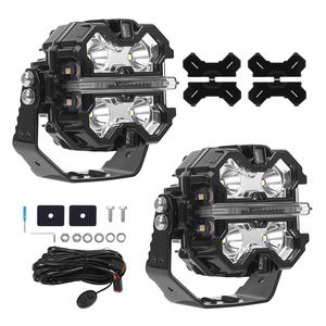 Faros Antiniebla LED Universales de la Marca MaXpeedingrods, Nuevos, de 3.5 Pulgadas, Carcasa de Aluminio, Haz de Luz Concentrado, Iluminación Lateral, IP68, 160W - Product Image 2