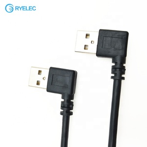 สาย USB แบบกำหนดเอง หัวต่อแบบ Male 90 องศา ซ้าย ต่อกับหัวต่อ JST 4 พิน ระยะห่าง 1.0 มม. พร้อมสายเคเบิล 30awg - Product Image 3