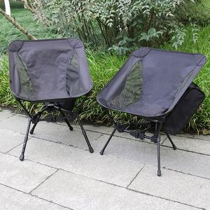 Ultralight <b>Backpacking</b> Folding Picnic Camping Chair Portable Compact for Outdoor Camp Travel Beach - Product Image 2