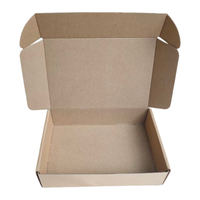 Boîte de vente au détail personnalisée XF à faible MOQ, en carton ondulé économique, pour expédition express, électronique, vêtements, carton couleur