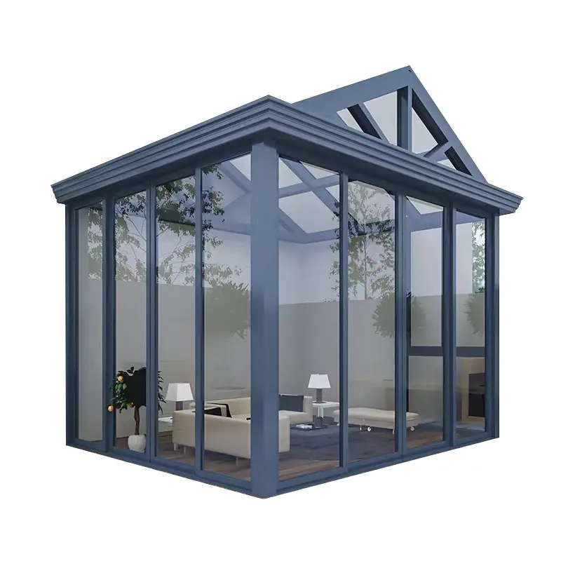 Aluminum alloy sun room patio glass house outdoor aluminium sunroom