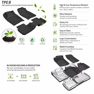 Tapetes 3D de TPE para Auto, Revestimiento para Piso de Auto, Alfombra para <span class=keywords><strong>Mazda</strong></span> <span class=keywords><strong>3</strong></span> Hatchback AWD 2019-2025 - Product Image 5