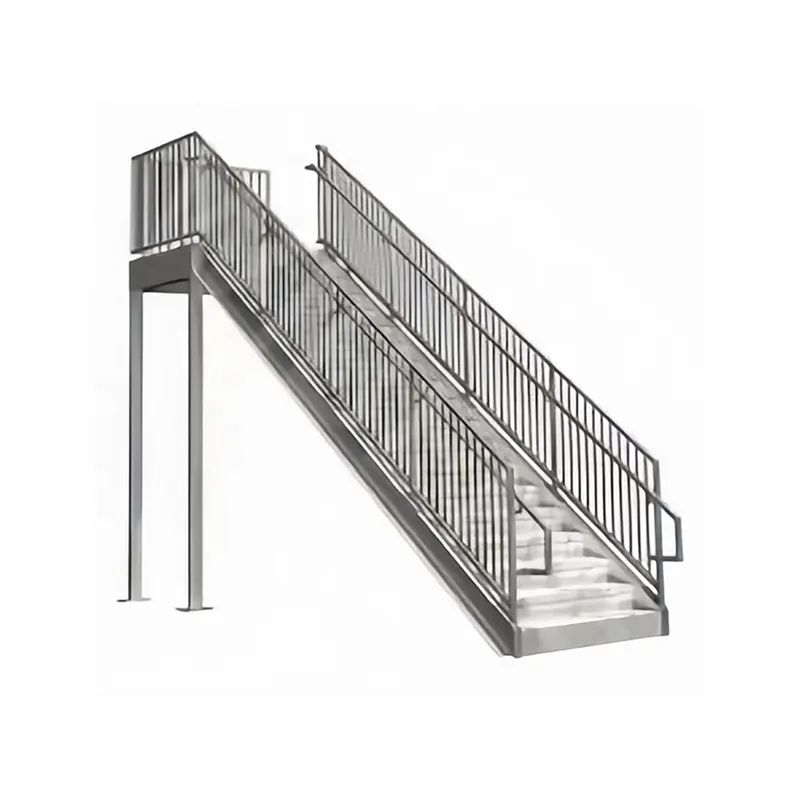 Ventas directas de fábrica Diseño moderno Escaleras especiales Industria del acero Soldadura a presión mecánica galvanizada en caliente Garantía de 1 año