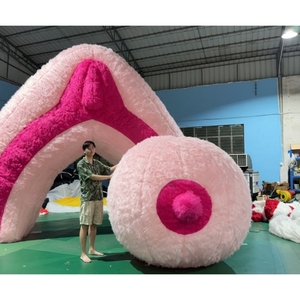 Modelo de Senos Inflables Sexys, Accesorios Grandes para Escenario, Decoración de Senos Inflables de Felpa para Fiestas, Eventos, Discotecas, Campañas Femeninas - Product Image 1