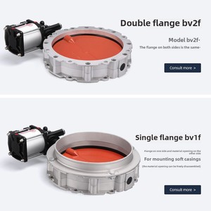 Válvula Neumática Xinghuo DN100-600 de Aluminio con Brida Simple/Doble para Agua a Temperatura Normal, Modelo de Uso General - Product Image 4