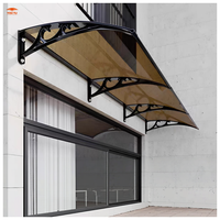 Support de fixation en plastique pour auvent de porte ou de balcon, idéal pour la construction de structures en PC