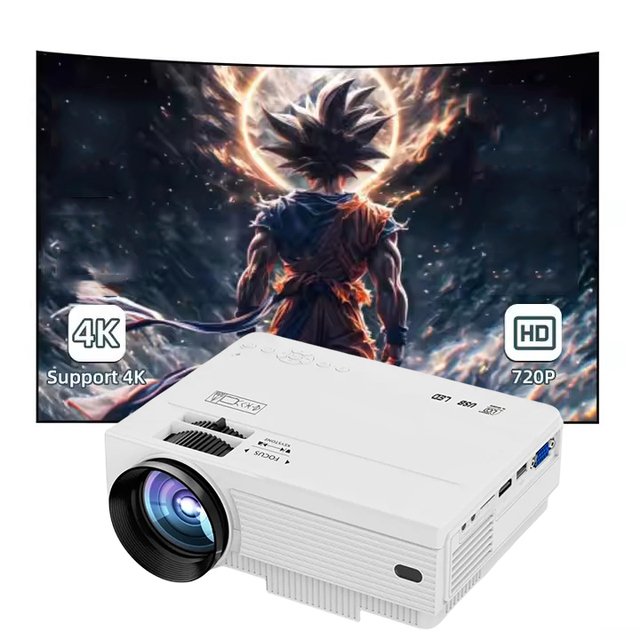 M6 Full Hd 3.96"LCD 720P 380 ANSI Projector 4k Portable Design Projector Mobile Phone Movie Cinema Connect With Smart Phone