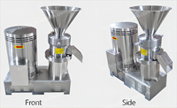 DZJX 150-3000 KG/H Moulin colloïdal de grande capacité Broyage de pâte de sésame d'arachide et de noix Broyage de tahini de sésame de 1 tonne
