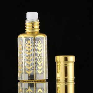 Tola-botella de vidrio para aceite esencial, vidrio decorativo Arábigo, 3ml, 6ml, 12m - Product Image 3