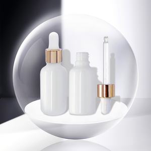 Flacon compte-gouttes en verre personnalisé 30 ml pour sérum et huile, flacon rechargeable avec tête en caoutchouc, flacon compte-gouttes en verre dépoli OEM - Product Image 1