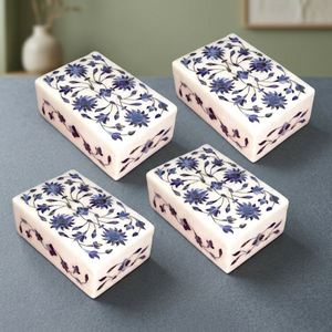 Handmade Elegant MOP Marble Jewelry <b>Box</b> Indian Supplier's Modern & Traditional Decor From India for Sale - Product Image 2