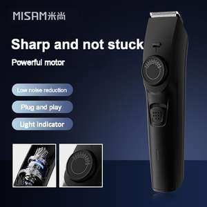 Vente en gros <span class=keywords><strong>de</strong></span> tondeuses et ciseaux électriques rechargeables pour hommes tondeuse à cheveux domestique avec lame en acier inoxydable coupe-cheveux fabriqués - Product Image 2