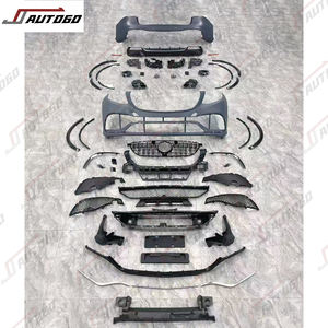 Kit de carrosserie de conversion de modification automobile pour <span class=keywords><strong>Mercedes</strong></span> Benz W166 GLE 2015-2019 Mise à niveau vers GLE63 AMG Pare-chocs avant arrière - Product Image 3